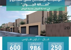 الشركة الوطنية للإسكان (NHC) تُطلق مشروع “أصالة الجوان” في ضاحية الجوان بالرياض