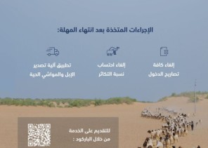 “البيئة”: الشهر الأخير لعودة المواشي المملوكة لغير السعوديين إلى دولهم