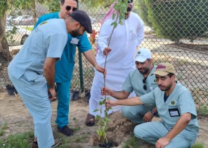 مكتب البيئة بالجبيل يدشن انطلاقة الموسم الثاني للتشجير