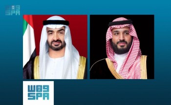 سمو ولي العهد يُجري اتصالاً هاتفياً بسمو ولي عهد أبوظبي