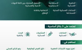 محافظ “الصناعات العسكرية”: استراتيجية قطاع الصناعات العسكرية تساهم في بناء قطاعٍ مستدام وتعزز قدرات التصنيع العسكري للمملكة