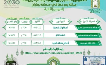 الشؤون الإسلامية تُنظم دروس علمية عن الحج في دائر جازان