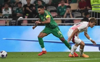 المنتخب السعودي يخسر  على ملعبه أمام اليابان في تصفيات كأس العالم