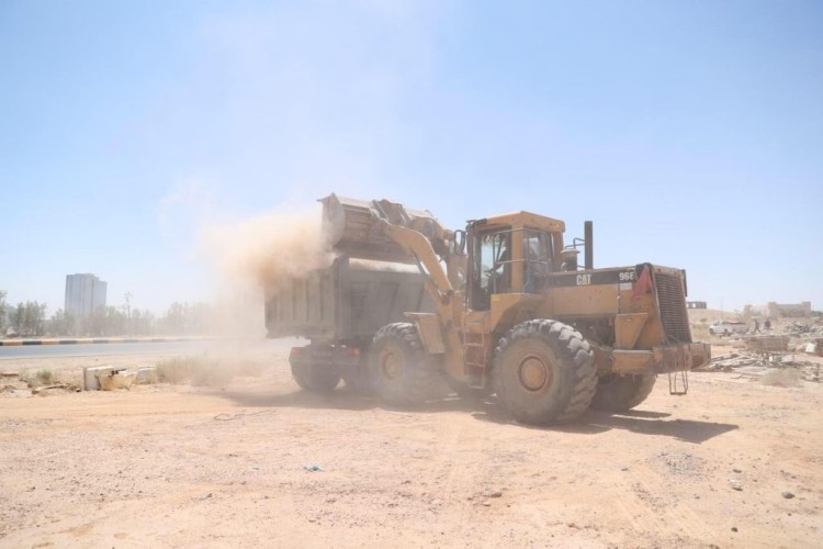 أمانة الجوف تزيل 759 ألف متر مكعب من مخلفات البناء والهدم لمعالجة التشوه البصري