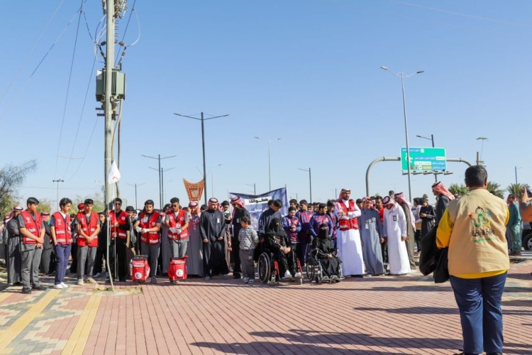 الهلال الأحمر بالجوف يشارك في برنامج “مشينا” لتعزيز الثقافة الرياضية